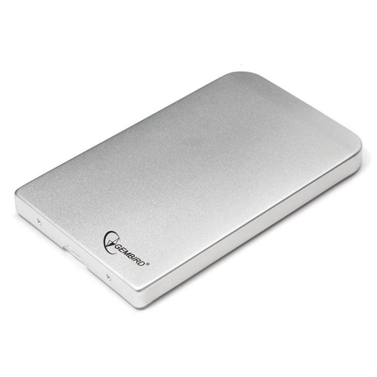 

Внешний корпус для HDD SATA 2.5” Gembird EE2-U2S-41-S для HDD/SSD SATA 6Gb/s 2.5", USB 2.0, алюминий, серебристый, EE2-U2S-41-S