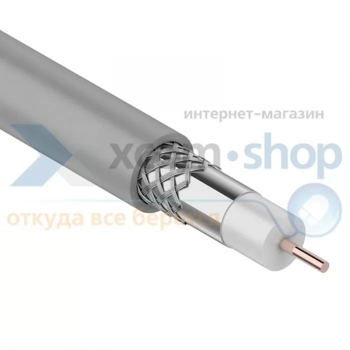 фото Rexant RG-8X, (75%), 50 Ом, 100м., серый