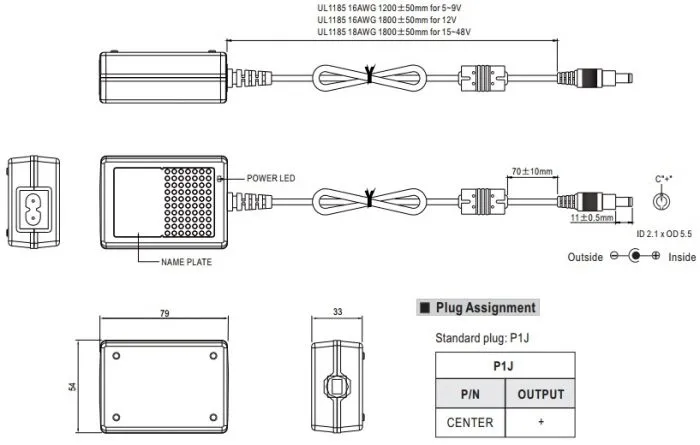 фото Mean Well GSM25B05-P1J