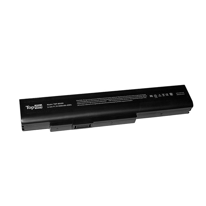 Аккумулятор для ноутбука DNS TopOn TOP-M6400 MSI A6400, CR640, CX640 Series. 11.1V 4400mAh 49Wh. PN: A32-A15, A41-A15. цена и фото
