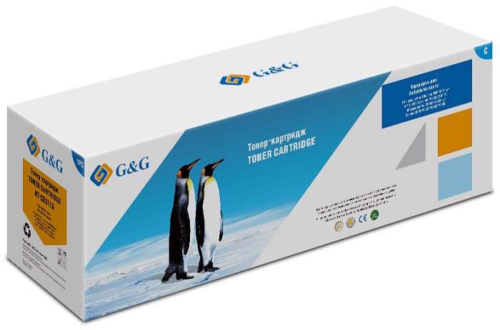 Картридж G&G GG-CF401X для HP CLJ M252/M274/M277, голубой (2300 стр.) (CF401X)