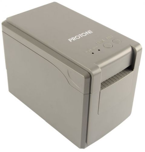 Принтер для печати наклеек Proton DTP-4204 203 dpi, ширина печати 56 мм, скорость печати 127 мм/сек, цвет темно-зеленый - фото 1