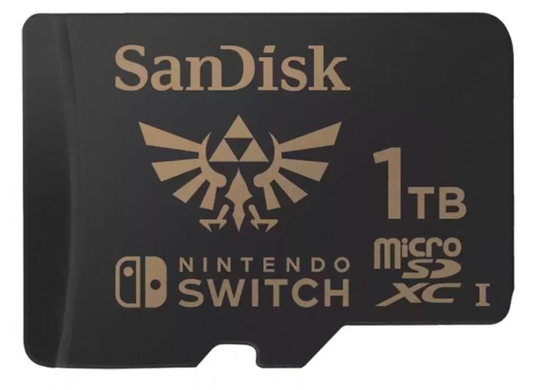 Карта памяти MicroSDXC 1024GB SanDisk SDSQXAO-1T00-GN6ZN Class 10 UHS-I A1 C10 V30 U3 for Nintendo Switch 100/90 MB/s