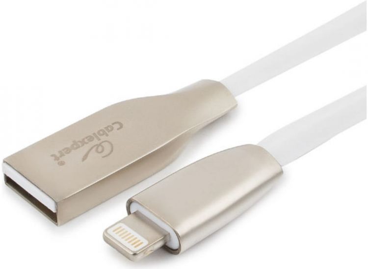 

Кабель интерфейсный Cablexpert CC-G-APUSB01W-3M для Apple AM/Lightning, белый, блистер, CC-G-APUSB01W-3M