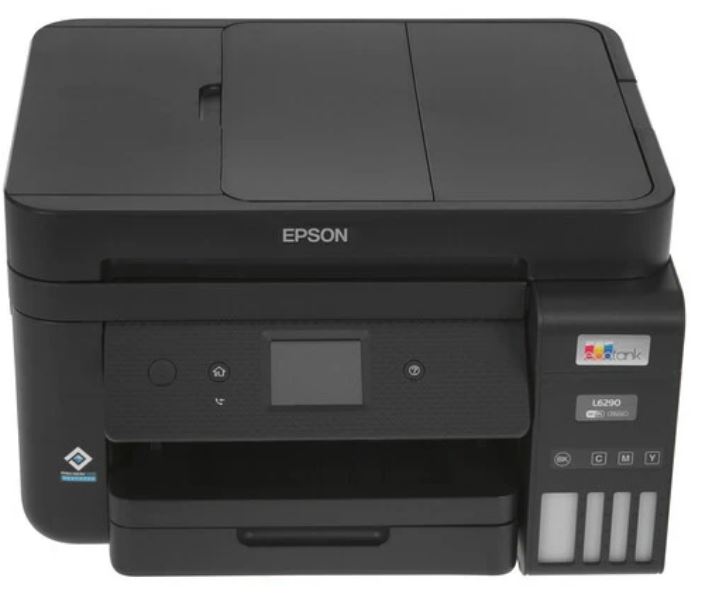 

МФУ струйное цветное Epson EcoTank L6290 C11CJ60505 A4, 4800х1200dpi, ч/б 33стр/мин, цвет 20стр/мин, Duplex Net, WiFi, USB, RJ-45, черный (C11CJ60405/, EcoTank L6290