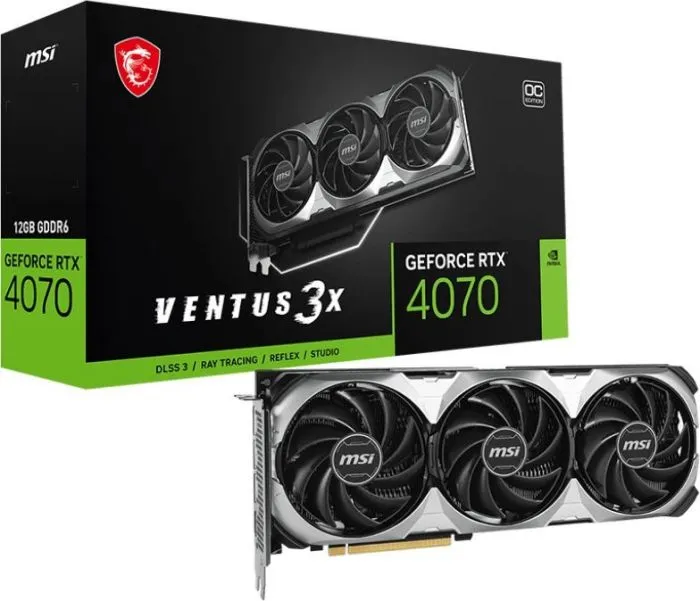 MSI GeForce RTX 4070 VENTUS 3X E1 OC