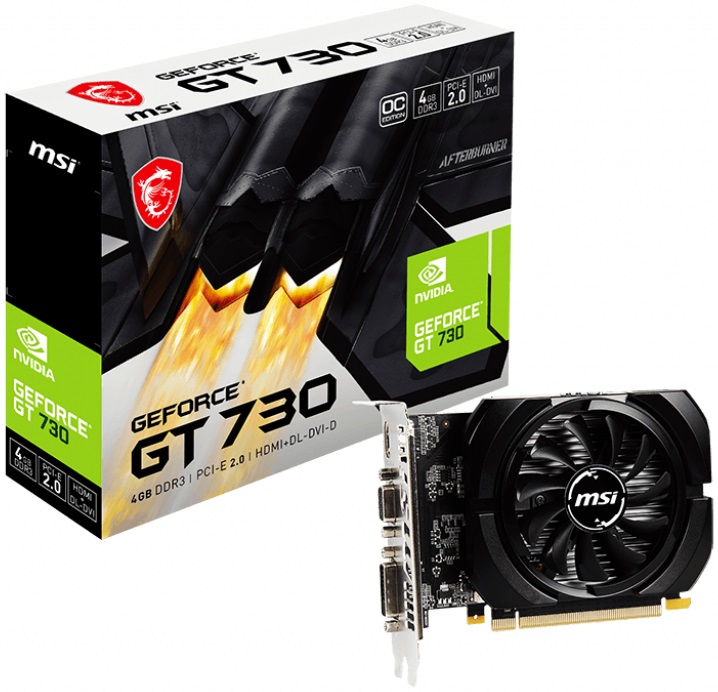 

Видеокарта PCI-E MSI GeForce GT 730 (N730K-4GD3/OCV1) 4GB DDR3 64bit 28nm 1006/1600MHz DVI-D/D-SUB/HDMI RTL, GeForce GT 730 (N730K-4GD3/OCV1)