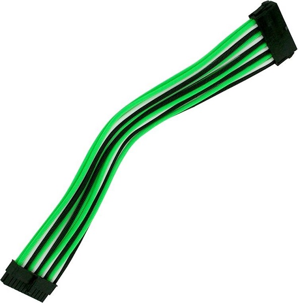 

Удлинитель Nanoxia NX24V3EGWS 24-pin ATX, 30см, индивидуальная оплетка, зеленый/белый/черный, NX24V3EGWS