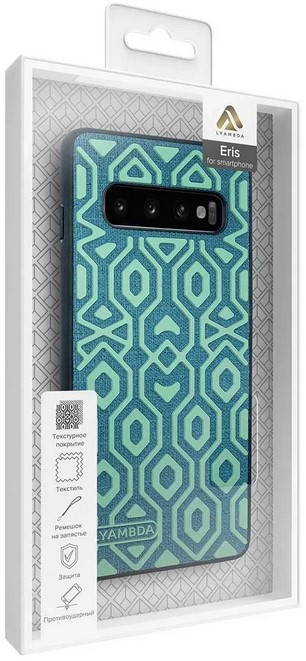 

Чехол Lyambda ERIS LA11-ER-S10P-GR для Samsung Galaxy S10+ green, ERIS