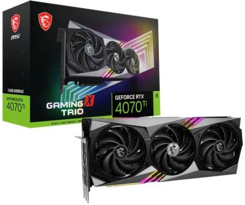 

Видеокарта PCI-E MSI GeForce RTX 4070 Ti GAMING X TRIO (RTX 4070 Ti GAMING X TRIO 12G), GeForce RTX 4070 Ti GAMING X TRIO (RTX 4070 Ti GAMING X TRIO 12G)