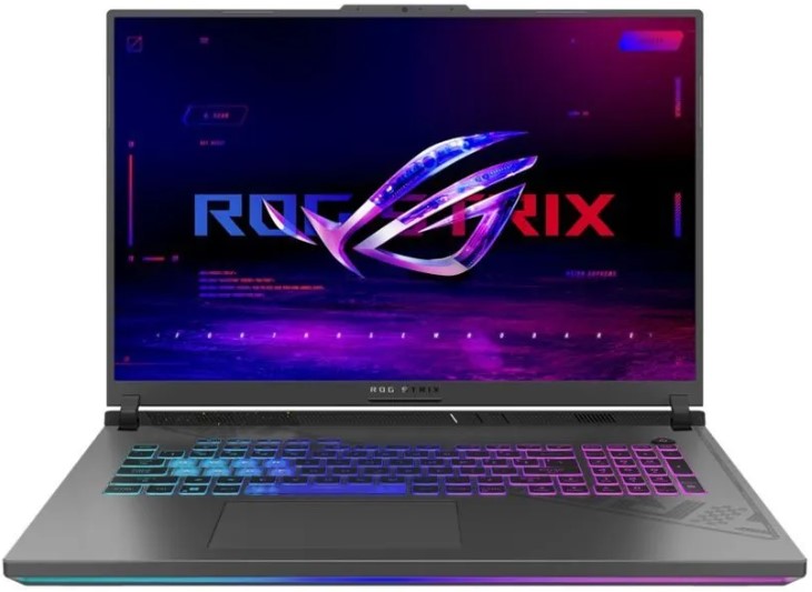 

Ноутбук ASUS ROG Strix G18 G814JI-N6083 90NR0D01-M007K0 i7-13650HX/16GB/1TB SSD/RTX 4070 8GB/18" WQXGA IPS/WiFi/BT/cam/noOS/grey, ROG Strix G18 G814JI-N6083