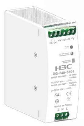 Блок питания H3C DG-240-5501 DIN-Rail-Mount 150W PoE AC Power Supply Module for Industrial Ethernet Switches
