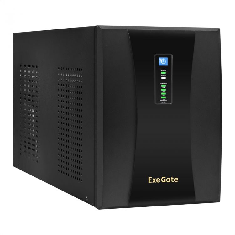 

Источник бесперебойного питания Exegate SpecialPro UNB-3000.LED.AVR.2SH.4C13.RJ.USB EX292615RUS 3000VA/1800W,LED, AVR,2*Schuko+4*C13,RJ45/11,USB, мета, SpecialPro UNB-3000.LED.AVR.2SH.4C13.RJ.USB