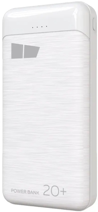 

Аккумулятор внешний универсальный More Choice PB33-20 20000mAh 2USB 2.1A White, PB33-20