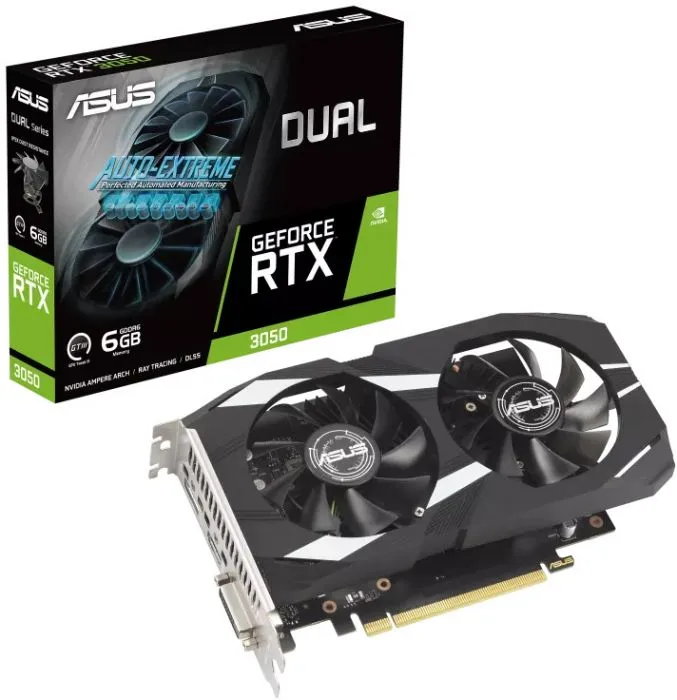 ASUS GeForce RTX 3050 (DUAL-RTX3050-O6G)