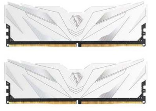 

Модуль памяти DDR5 16GB (2*8GB) Netac NTSWD5P48DP-16W Shadow II PC5-38400 4800MHz CL40 1.1V white with radiator, NTSWD5P48DP-16W