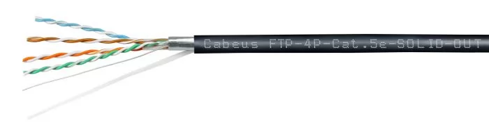 Cabeus FTP-4P-Cat.5e-SOLID-OUT-LSZH-UV-100