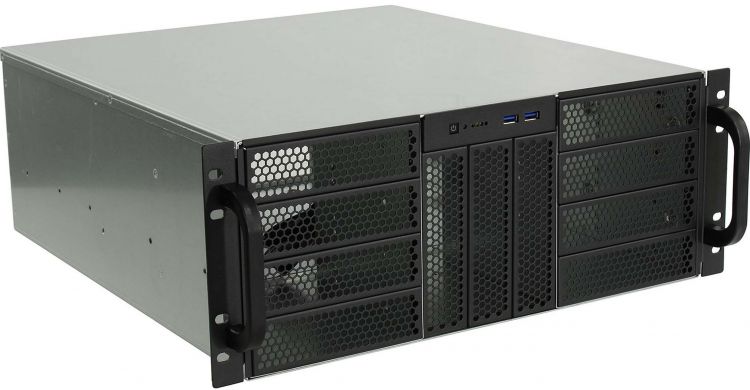 

Корпус серверный 4U Procase RE411-D11H0-A-48-F черный, без БП, ATX 12"x9.6", RE411-D11H0-A-48-F