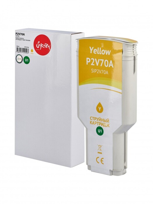 

Картридж струйный Sakura P2V70A (№730 Yellow) для HP DesignJet T1700/T1700/T1700dr/T1700dr, пигментный тип чернил, желтый, P2V70A (№730 Yellow)