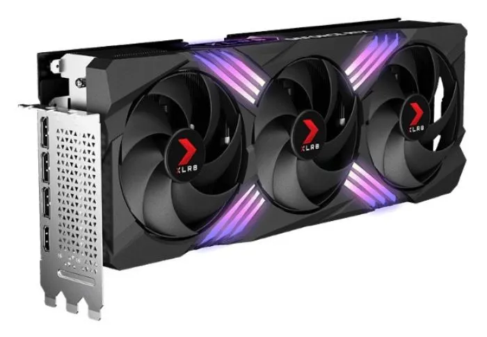 фото PNY GeForce RTX 4070 Ti SUPER XLR8 Gaming VERTO Triple Fan OC