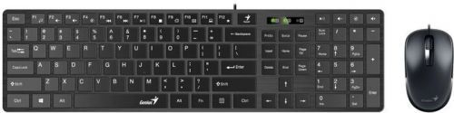 Клавиатура и мышь Genius SlimStar C126 31330007402 USB, черный