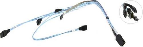 Кабель Procase CBL-4SATA-8087 SATA->8087 Reverse Fanout Cable для подключения backplane с разъемом 8