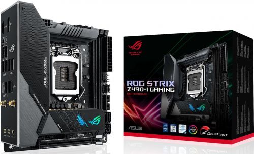 Материнская плата mini-ITX ASUS ROG STRIX Z490-I GAMING 90MB13A0-M0EAY0 (LGA1200, Z490, 2*DDR4(4800)