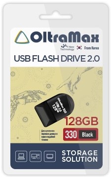 Накопитель USB 2.0 128GB OltraMax OM-128GB-330-Black