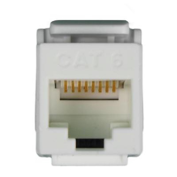 

Модуль Keystone RJ45 UTP BNH B300.1-6-NB180 RJ45, Krone, кат. 6, неэкр., цвет: белый, B300.1-6-NB180