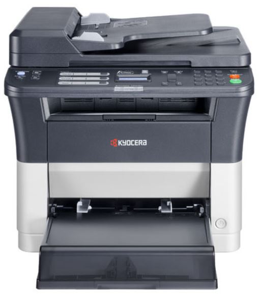 МФУ лазерное черно-белое Kyocera FS-1025MFP (УЦЕНЕННЫЙ) А4, принтер/копир/цв.сканер, 25 ppm, ADF, 1200 dpi, 64 Mb, дуплекс, Fast Ethernet, USB 2.0 (11