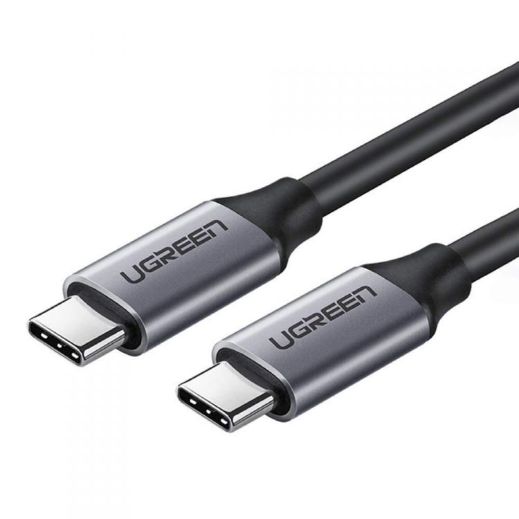 

Кабель UGREEN US161 50751_ USB 3.1 USB Type-C Male to C Male, 1.5м, цвет: серый, US161