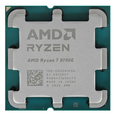 Процессор AMD Ryzen 7 8700G 100-000001236 8/16, 4.2GHz Up to 5.1GHz (AM5, L3 16MB, 4nm, 65W TDP) Radeon 780M