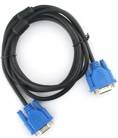 Кабель интерфейсный VGA-VGA Cablexpert CC-PVGA-1.8M 1.8м, 15M/15M, экран, феррит. кольца, пакет