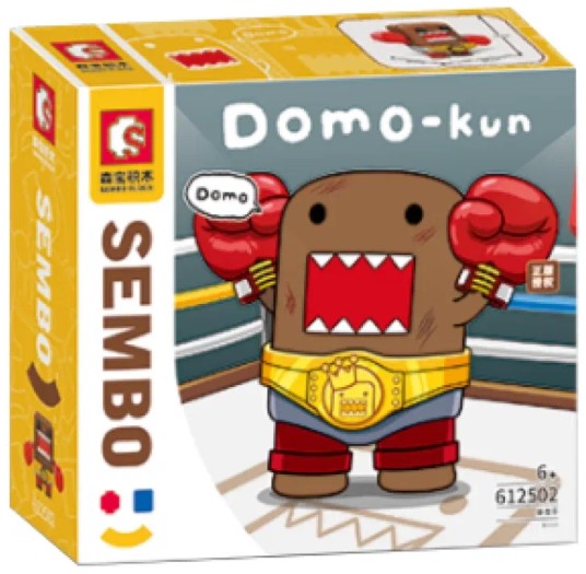 

Конструктор Sembo Block 612502 "Domo-Kun- мастер боевых искусств", 154 детали, 612502