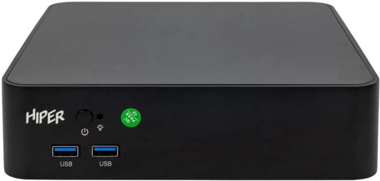 Неттоп HIPER ACTIVEBOX AS8 i3-12100/8GB/256GB SSD/UHD Graphics 730/BT/WiFi/Win10Pro/black