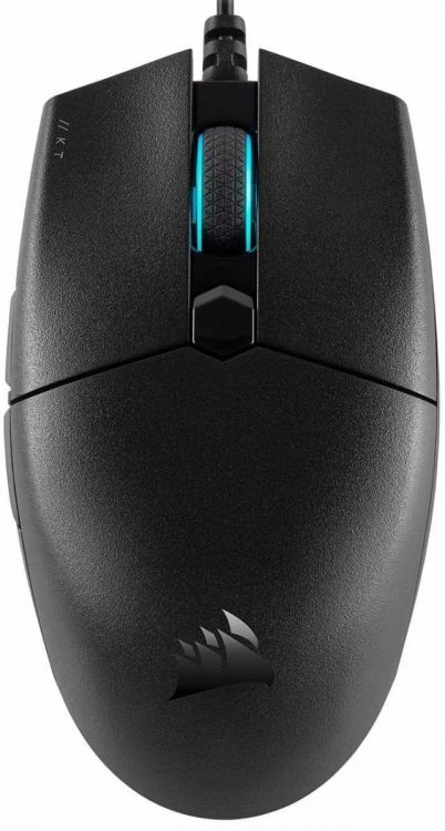 Мышь Corsair KATAR PRO CH-930C011-EU игровая, Wired, Black, Backlit RGB LED, 12400 DPI, Optical m5 hollow out honeycomb shell gaming mouse colorful rgb backlit light wired mice with 7 buttons for game lovers