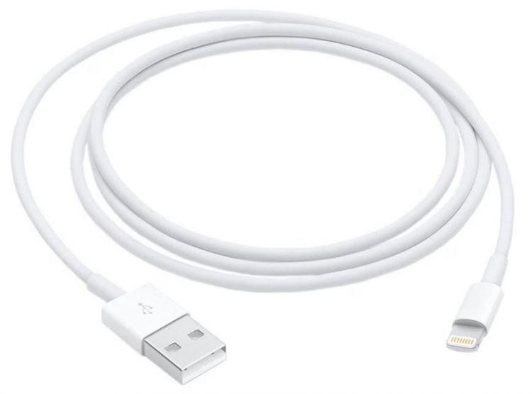 Кабель интерфейсный Apple Lightning to USB 1m (MUQW3,MXLY2, MQUE2, MD818)