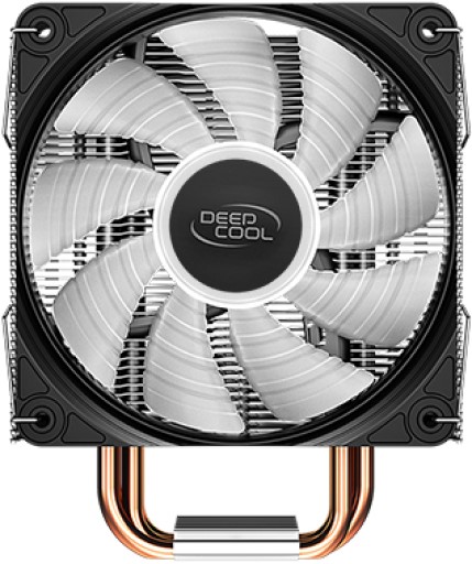 

Кулер Deepcool GAMMAXX 400K 1700/1200/115x/1366/AM4/AM3+/AM3/AM2+/AM2/FM2+/FM2/FM1 (copper, aluminum, 12mm fan, 500-1500rpm, 56.5 CFM, 4-pin PWM) RET, GAMMAXX 400K