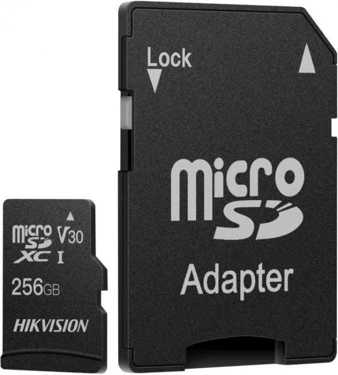 

Карта памяти MicroSDXC 256GB HIKVISION HS-TF-C1(STD)/256G/ADAPTER UHS-I U1 Class10 92/50MB/s + adapter, HS-TF-C1(STD)/256G/ADAPTER