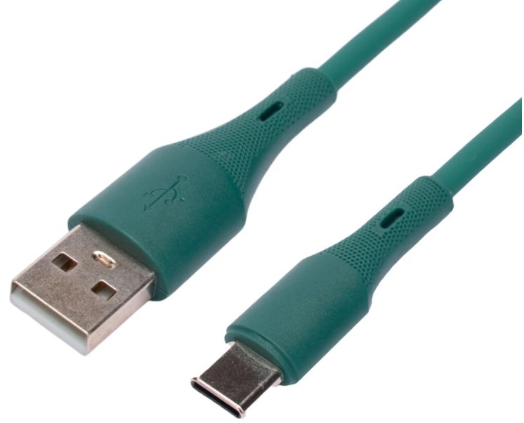 

Кабель USB 2.0 Cablexpert CC-USB2S-AMCM-1M-GN AM/Type-C, 3А, 18Вт, QC3.0, силиконовый, медь, 1м, зеленый, пакет, CC-USB2S-AMCM-1M-GN