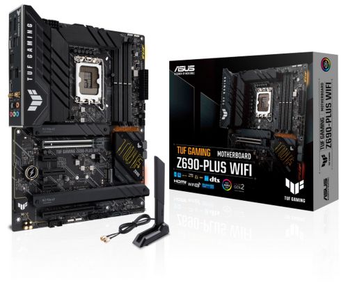 Материнская плата ATX ASUS TUF GAMING Z690-PLUS WIFI 90MB1AW0-M0EAY0 (LGA1700, Z690, 4*DDR5(6000), 4