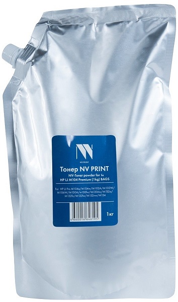 

Тонер NVP TN-NV-M104-PR-1KG-BAG HP LaserJet Pro M104a/M104w/M102A/M102W/M106W/M130A/m130fw/M130nw/M132a/M132fn/M132fw/M132nw/M134 Premium (1KG) пакет, TN-NV-M104-PR-1KG-BAG