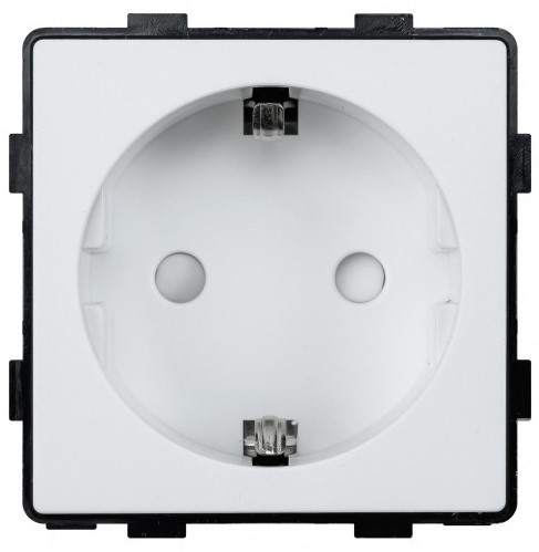 

Розетка в рамку Sibling Powersocket-1PW(W) с крышкой IP44 белая, Powersocket-1PW(W)