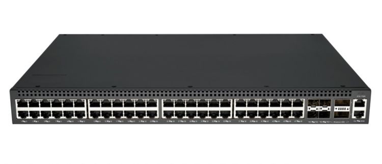 Коммутатор управляемый GIGALINK GL-SW-G302-54TC L3, Stack, 48*1/2.5 Гбит/с BaseT, 4*1/10Гбит/с SFP+, 2*40Гбит/с QSFP+, 2*блока питания - фото 1