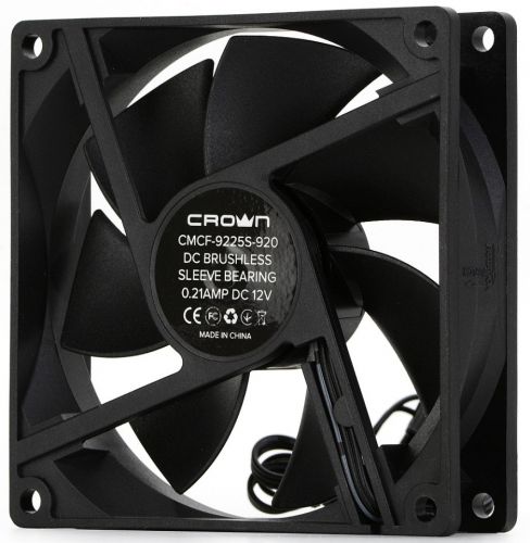 Вентилятор для корпуса Crown CMCF-9225S-920 CM000003103 92mm fan, 800-1800 об/мин, 27 CFM, 22.5 dBA,