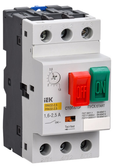 

Пускатель IEK DMS11-025 ПРК32-25 In=25A Ir=20-25A Ue 660В, DMS11-025