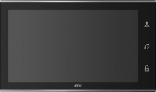Видеодомофон CTV CTV-M4105AHD стеклянная сенсорная панель управления Easy Buttons, AHD, TVI, CVI и CVBS 1080p/720p/960H, автоответчик, режим ожидани