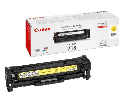 

Тонер-картридж Canon 718Y 2659B002 желтый для LBP7200Cdn/7210Cdn/P7660Cdn/7680Cx/MF8330Cdn/8340Cdn/8350Cdn/8360Cdn/8380Cdw , 2900 стр, 718Y