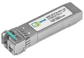 

Модуль SFP28 SNR SNR-SFP28-W37-20 WDM, 25GBASE, разъем LC, дальность до 20км, 1330нм, SNR-SFP28-W37-20