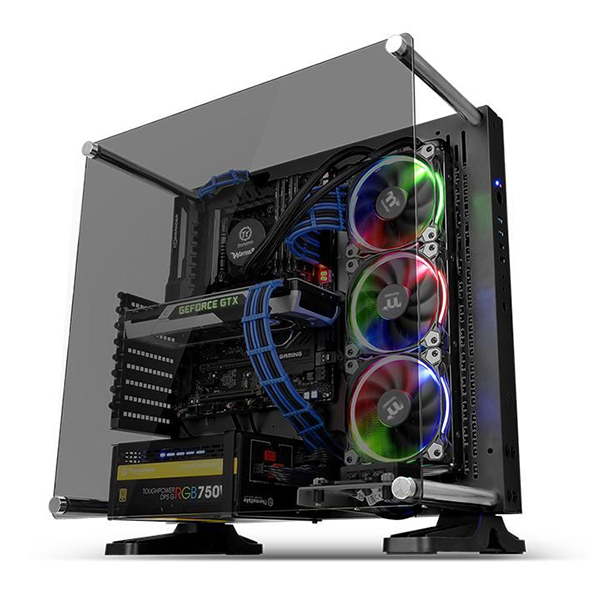 

Корпус ATX Thermaltake Core P3 TG CA-1G4-00M1WN-06 черный, без БП, закаленное стекло, SPCC, 2хUSB3.0, 2хUSB2.0, audio, Core P3 TG